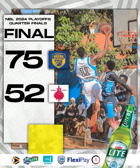 Kampala Rockets Suffer Tough Loss to City Oilers in NBL Playoffs